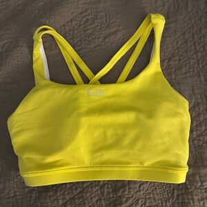 FLEO NWOT Yellow Sports Bra